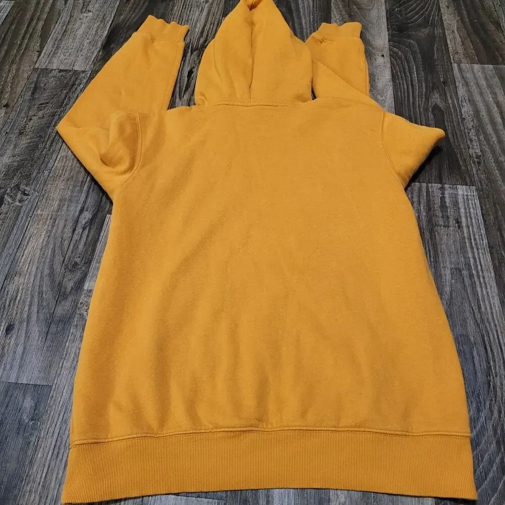 The North Face Yellow Logo Half Dome Pullover Hoodie Men's Medium